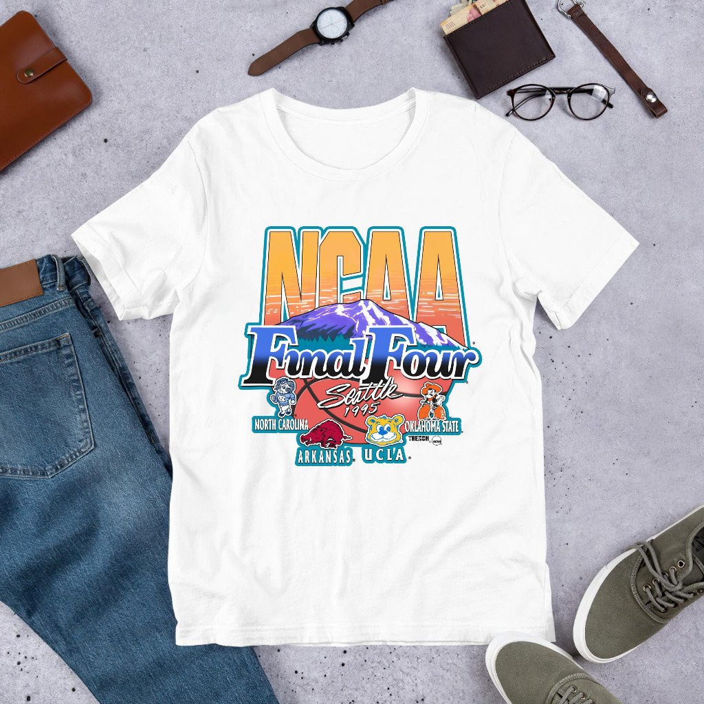 1995 N.C.A.A Final Four Vintage Style T-Shirt North Carolina Arkansas State Pm